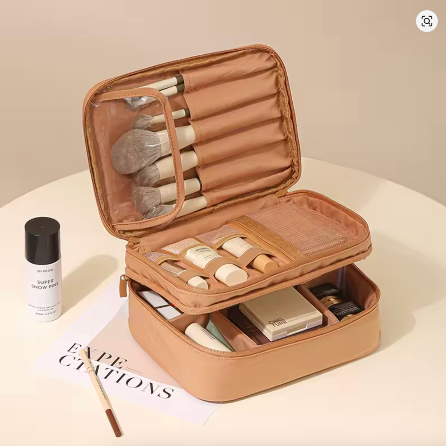 LumiTravel | Dubbellaagse Make-uptas
